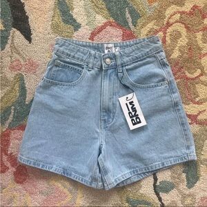 Women's Light Blue Denim Shorts